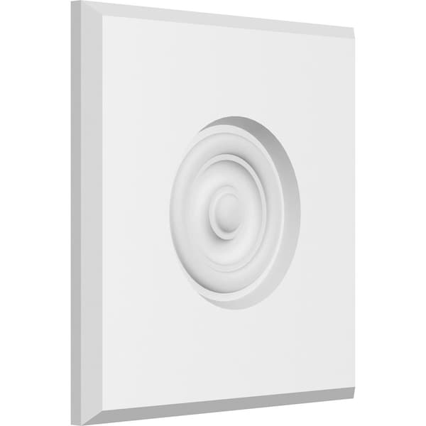 Ekena Millwork Standard Sedgwick Bullseye Rosette with Beveled Edge, 7"W x 7"H x 1/2"P ROSP070X070X050SDG03 - main